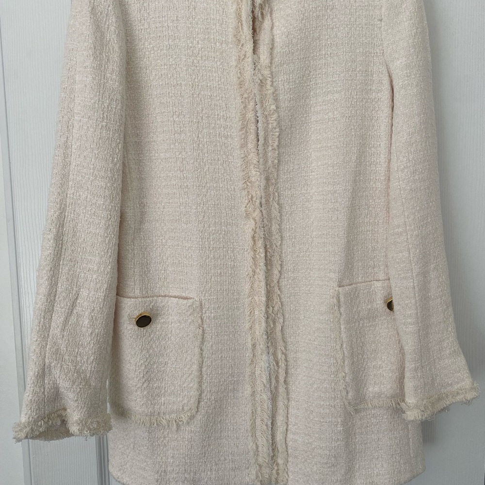 Women’s Small Elegant Zara Cream Women's Coat